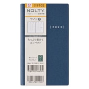 2023-9102 [能率 ノルティ 手帳 2023年4月始まり ウィークリー  NOLTY ワイド3（ネイビーブルー） 9102]