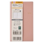2023-9053 [能率 ノルティ 手帳 2023年4月始まり ウィークリー  NOLTY ポケットカジュアル2（ピンクベージュ） 9053]