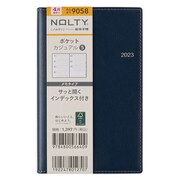 2023-9058 [能率 ノルティ 手帳 2023年4月始まり ウィークリー  NOLTY ポケットカジュアル5（ネイビー） 9058]