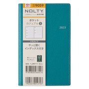 2023-9059 [能率 ノルティ 手帳 2023年4月始まり ウィークリー  NOLTY ポケットカジュアル5（サーフグリーン） 9059]