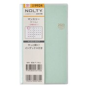 2023-9924 [能率 ノルティ 手帳 2023年4月始まり マンスリー  NOLTY マンスリー スリム-i 日曜（ミント） 9924]