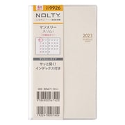2023-9926 [能率 ノルティ 手帳 2023年4月始まり マンスリー  NOLTY マンスリー スリム-i 日曜（ホワイト） 9926]