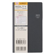 2023-9927 [能率 ノルティ 手帳 2023年4月始まり マンスリー  NOLTY マンスリー スリム-i 日曜（グレー） 9927]