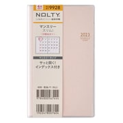 2023-9928 [能率 ノルティ 手帳 2023年4月始まり マンスリー  NOLTY マンスリー スリム-i 日曜（ライトピンク） 9928]