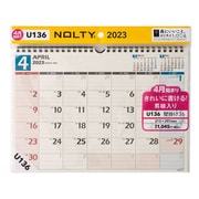 2023-U136 [ 2023年4月始まり  NOLTYカレンダー壁掛け36 A4 U136 （ノルティ）]