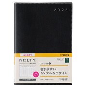 2023-9889 [能率 ノルティ 手帳 2023年4月始まり ウィークリー  NOLTY エクリB6-3（ブラック） 9889]