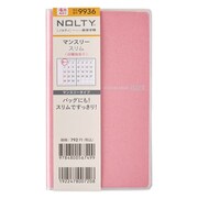 2023-9936 [能率 ノルティ 手帳 2023年4月始まり マンスリー  NOLTY マンスリー スリム 日曜（ローズ） 9936]