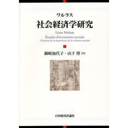 社会経済学研究 [単行本]
