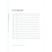 ＆STUDIUM SUMMARY NOTEBOOK A5 WHITE [単行本]
