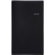 2024年 手帳 1月始まり No.411 ニューダイアリー カジュアル 1 （ブラック） 手帳判 ウィークリー [2024年1月始まり 手帳]