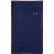 2024年 手帳 1月始まり No.413 ニューダイアリー カジュアル 3 （ネイビー） 手帳判 ウィークリー [2024年1月始まり 手帳]