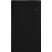 2024年 手帳 1月始まり No.134 ニューダイアリー ミニ 5 （黒） 手帳判 ウィークリー [2024年1月始まり 手帳]