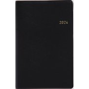 2024年 手帳 1月始まり No.145 ビジネス手帳 〈小型版〉 6 （黒） 手帳判 ウィークリー [2024年1月始まり 手帳]