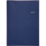 2024年 手帳 1月始まり No.471 デスクダイアリー （紺）  ウィークリー [2024年1月始まり 手帳]