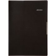 2024年 手帳 1月始まり No.233 フェルテ（R） 3 （ダークブラウン） B6判 ウィークリー [2024年1月始まり 手帳]