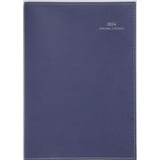 2024年 手帳 1月始まり No.501 ディアクレール ラプロ（R） 1 月曜始まり （ネイビー） A5判 マンスリー [2024年1月始まり 手帳]