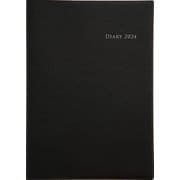 2024年 手帳 1月始まり No.440 デスクダイアリー カジュアル （黒）  ウィークリー [2024年1月始まり 手帳]