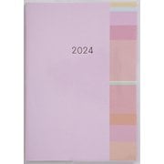 2024年 手帳 1月始まり No.506 ミアクレール（R） 1  B6判 マンスリー [2024年1月始まり 手帳]
