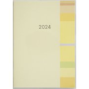 2024年 手帳 1月始まり No.508 ミアクレール（R） 3  B6判 マンスリー [2024年1月始まり 手帳]