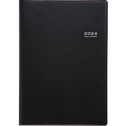 2024年 手帳 1月始まり No.60 デスクダイアリー （黒）  ウィークリー [2024年1月始まり 手帳]