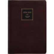2024年 手帳 1月始まり No.68 10年卓上日誌 （茶） [2024年1月始まり 手帳]