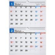 2024年版 1月始まり E94 エコカレンダー壁掛（2ヵ月一覧・月曜始まり）  高橋書店B5サイズ壁掛タイプ [2024年 1月始まり カレンダー]