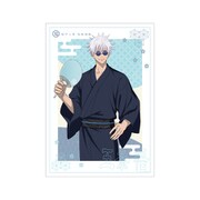 TVアニメ「呪術廻戦」 花やしきコラボ 描き下ろしイラスト 懐玉・玉折 五条 悟 浴衣ver. A3マット加工ポスター [キャラクターグッズ]