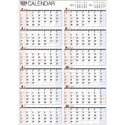 【K15】　2024年　書き込み式1年カレンダー　A2－1年がひと目でわかる(永岡書店の壁掛けカレンダー) [カレンダー]