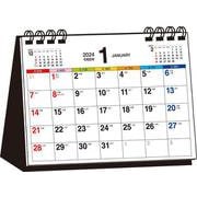 【T4】　2024年　シンプル卓上カレンダー　［A6ヨコ／カラー］(永岡書店の卓上カレンダー) [カレンダー]