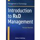 Introduction to R&D Management―Management of Technology [単行本]