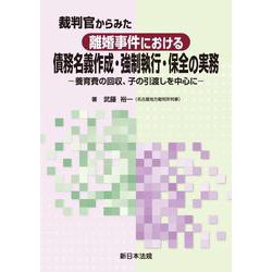 裁判官からみた　離婚事件における 債務名義作成・強制執行・保全の実務－養育費の回収、子の引渡しを中心に－ [単行本]