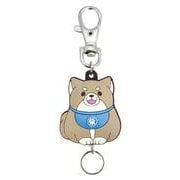 忠犬もちしば　ラバーリール　もなか－キーホルダー [単行本]