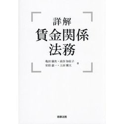 詳解賃金関係法務 [単行本]
