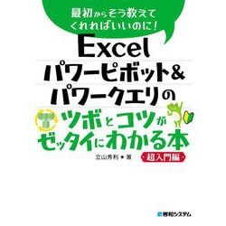 Excelパワーピボット&パワークエリのツボとコツがゼッタイにわかる本 超入門編(最初からそう教えてくれればいいのに!) [単行本]