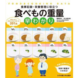 食べもの重量早わかり―食事記録・栄養管理に役立つ(FOOD & COOKING DATA) [単行本]