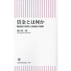 賃金とは何か―職務給の蹉跌と所属給の呪縛(朝日新書) [新書]