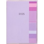 415 ミアクレール コケット 5 マンスリー A6判 日曜始まり パープル [2025年1月始まり]