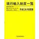 現行輸入制度一覧〈平成24年度版〉 [単行本]