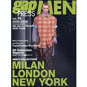 2025-26 A/W gap PRESS MEN vol.79 MILAN / NY / LONDON [単行本]