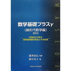 数学基礎プラスγ（線形代数学編）〈2012〉行列式から学ぶ固有値問題の解法とその応用 [単行本]