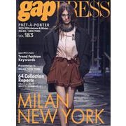 2025-26 A/W gap PRESS vol.183 NEW YORK / MILAN [単行本]