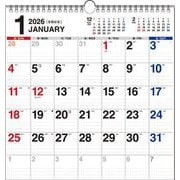 【K3】　2026年　書き込み式シンプル壁掛けカレンダー［A3変型］(永岡書店の壁掛けカレンダー) [カレンダー]
