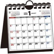 【T20】　2026年　シンプル卓上カレンダー［卓上・壁掛け両用/B7変型スクエア］(永岡書店の卓上カレンダー) [カレンダー]