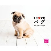 Ｉ　ＬＯＶＥ　パグカレンダー　２０２６ [カレンダー]