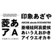 Windows対応TrueTypeフォント平成角ゴシック体W9 [ダウンロードソフトウェア Win専用]