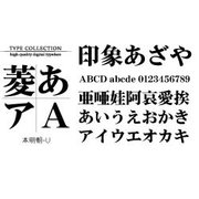 Windows対応TrueTypeフォント本明朝-U<表外漢字文字種対応> [ダウンロードソフトウェア Win専用]