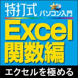 特打式パソコン入門 Excel関数編 [ダウンロードソフトウェア Win専用]