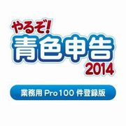 やるぞ!青色申告2014 業務用Pro 100件登録版 for Windows [Windows ダウンロード版]