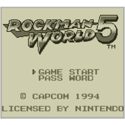ロックマンワールド5 ゲームボーイ 3dsソフト ダウンロード版 Virtual Console バーチャルコンソール