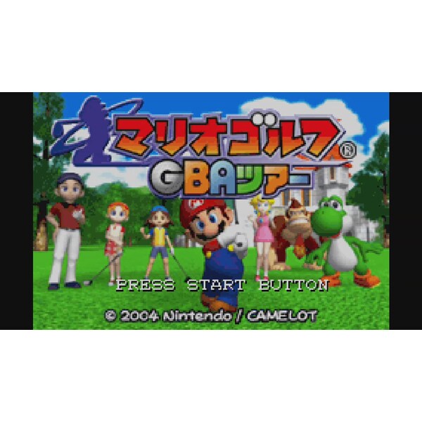 マリオゴルフ Gbaツアー ゲームボーイアドバンス Wii Uソフト 海外輸入 ダウンロード版 Virtual Console バーチャルコンソール